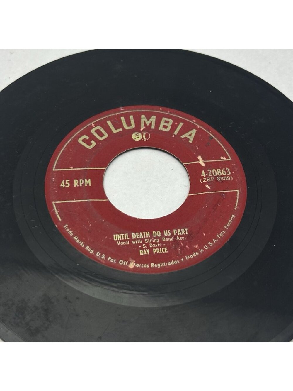 UNTIL DEATH DO US PART/ Ray Price/ HEART ACHING BLUES